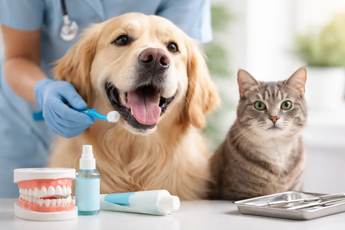 Les soins dentaires pour animaux de compagnie : pourquoi c'est crucial