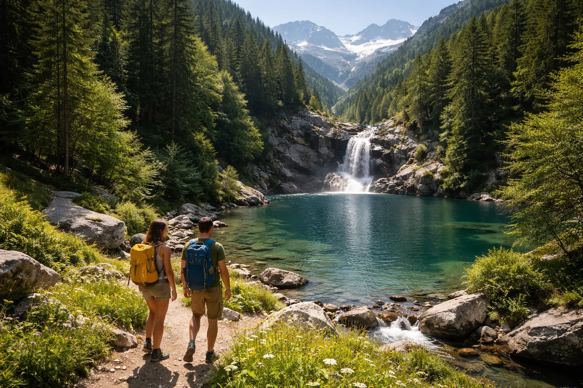 Comment découvrir les lacs et cascades en France lors de randonnées balisées