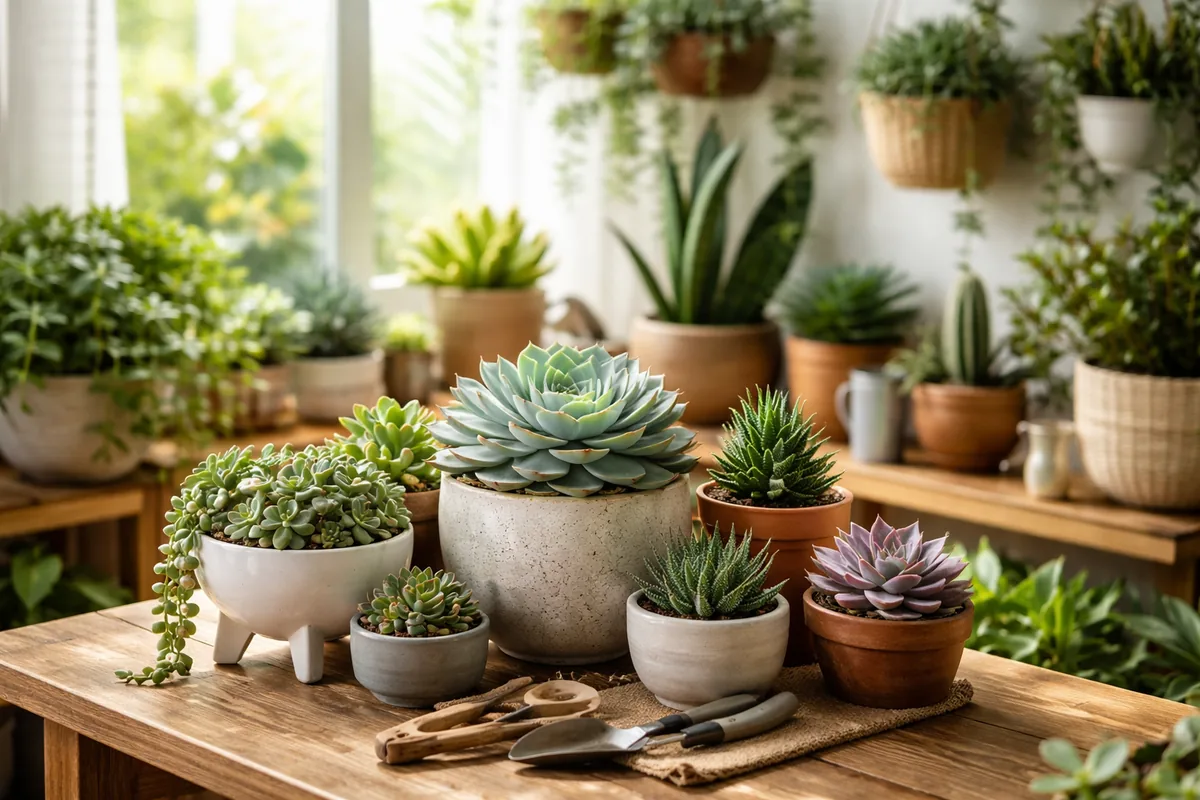Comment réussir la culture des succulentes dans un jardin d'intérieur